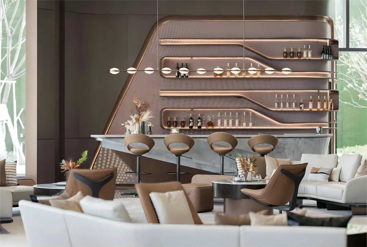 淮北·金街坊售樓部現(xiàn)代簡約裝飾裝修設計工程(圖5)