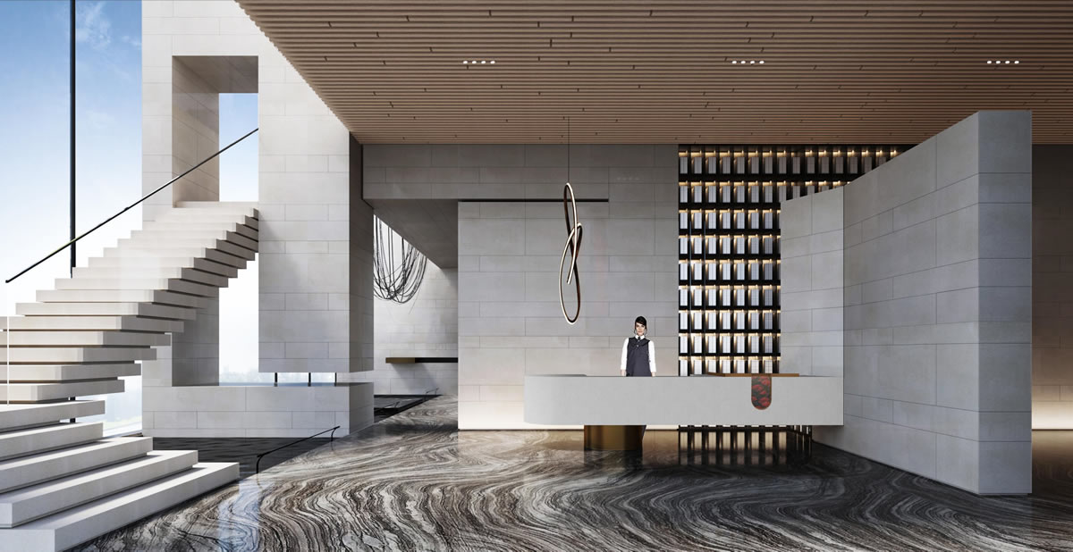 寧國·中梁翡翠天樾售樓部現(xiàn)代風(fēng)格裝飾裝修工程(圖2) 寧國·中梁翡翠天樾售樓部現(xiàn)代風(fēng)格裝飾裝修工程(圖2)