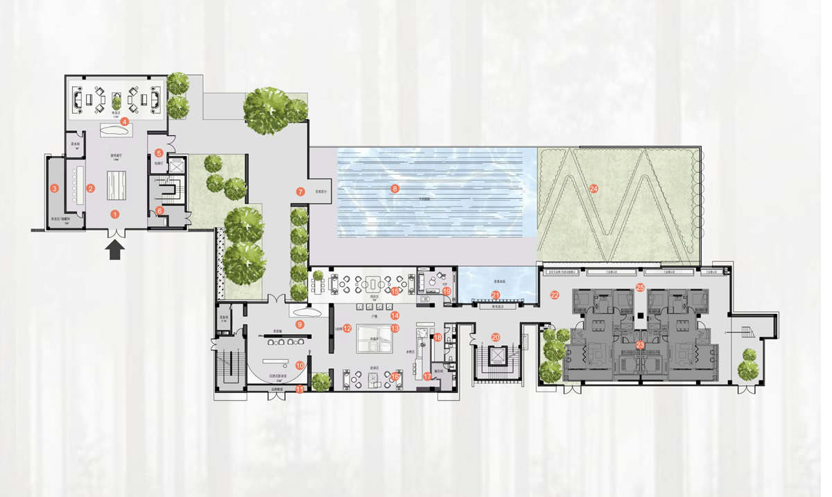 蕪湖·樾江望現(xiàn)代簡(jiǎn)約風(fēng)格售樓部裝飾裝修工程(圖1) 蕪湖·樾江望現(xiàn)代簡(jiǎn)約風(fēng)格售樓部裝飾裝修工程(圖1)