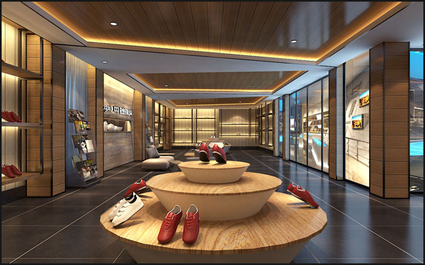 合肥200平方精品鞋店裝修設(shè)計(圖4) 合肥200平方精品鞋店裝修設(shè)計(圖4)